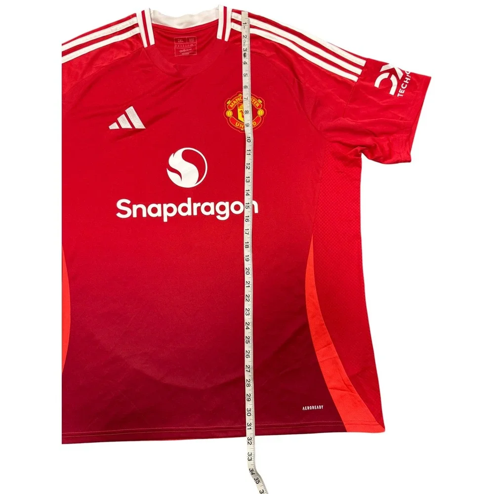 Adidas Manchester United Jersey Mens 2XL Red Excellent Maguire 5 Snapdragon